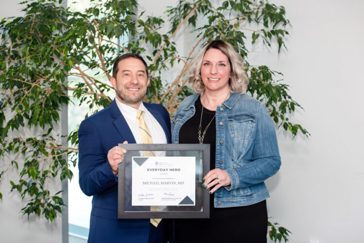 Geisinger doctor recognized as Everyday Hero by the PA Medical Society